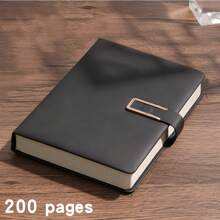 復古 A5 皮革裝訂筆記本，附個性化軟封面與書籤，適合商務會議與大學生活校園用品 - 彩色 - 查看 15