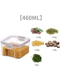 1Pc Food Storage Containers With Lids, Airtight Food Jars, Food Storage Box, For Pantry Organization And Storage, Canning Cereal, Rice, Pasta, Flour And Sugar, Home Kitchen Supplies - Multicolor - View 13