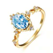 Anel Enfermagem Verde de Formatura Banhado a ouro 18k