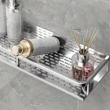 1 件式淋浴架，浴室淋浴架，不锈钢吸盘马桶架，马桶收纳架 - 彩色 - 查看 3