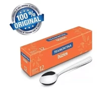 Búzios Kit Of 12 Stainless Steel Dessert Spoons - Bạc - Xem 4