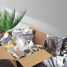 NPLUX 100 PACK Mylar Bags For Food Storage And Resealable Bags For Small Business Packaging Supplies Great For Party Favor Food Storage Bags - Mảnh- 6x9 Inch - Xem 5