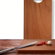 Thớt Gỗ Hồng Sắc, Thớt Kháng Khuẩn Gỗ Nguyên Khối, Khối Làm Thịt Thớt Gỗ, Thớt 2 Mặt Dày - Gỗ đỏ - Xem 8