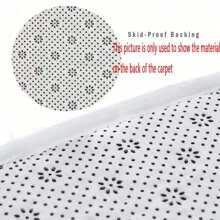 1pc Thickened 0.47 Inch/1.2cm Merry Christmas Kitchen Mat,Festive Santa Design, Non-Slip, Machine Washable, Perfect For Kitchen, Bathroom, Bedroom, And More - Rectangle Rug,Christmas Decor
