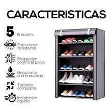 Shoe Rack Furniture Wardrobe Organizer Multipurpose Buildable Shelf 5 Levels Model YUB:010 - Grey - View 6
