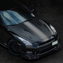 Universal Car Hood Cover Stripes Stickers For Fashion Graphics Auto Tuning Accessories Vinyl Film Decoration Decals 120x20cm