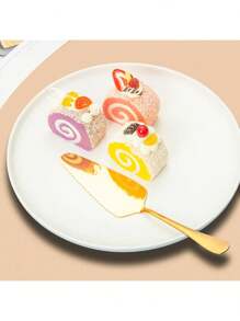 Spatula For Cutting Cake Pie Breads Golden Stainless Steel - 金色 - 查看 2