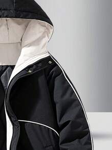 2024 New Winter Men Outdoor Sport Fashionable Casual Hooded Thicken Warm Padded Coat