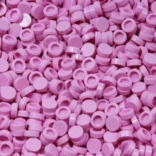 200 stuks/partij Tegel 1x1 Ronde Speciale Baksteen Bouwblok Kleine Deeltjes Bulk Bakstenen Onderdelen Diy Speelgoed Wintercadeaus, Bouwstenen, Bouwstenen, Bakstenen