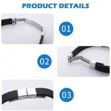 Bracelet d'alerte médicale personnalisé | Bracelet médical en silicone multicolore de haute qualité pour hommes et femmes | Bracelets d'identification médicale d'urgence élégants, personnalisés, qui sauvent des vies