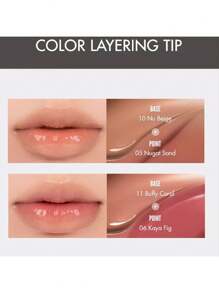 Rom&nd Romand GLASTING Melting Lip Balm Glasting 10 NU BEIGE, Lightweight Skin-Melting Formula, Soft Matte Glow, Breathable Lip Adherence, Peach Tea Jelly Transparent, Cool-Toned Rose Dust, Frosty Mint Oxygen, Portable SOS Lip Balm, Nude Makeup Secret, Korean Cosmetics - Glasting 10 NU BEIGE - 查看 6