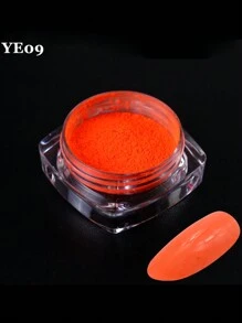Neon Phosphor Pigment Powder Fluorescent Nail Glitter Chrome Pigment Gradient Effect Ombre Rubbing Neon Dust DIY Manicure Decoration