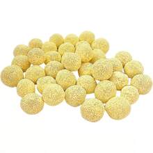 Medios de filtro de acuario, anillos cerámicos de bolas de bio-filtro para limpieza de tanque de peces, con bolsa de red de filtro para mantener el agua limpia - Amarillo - Ver 5