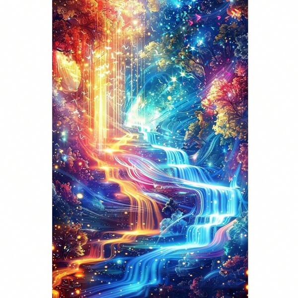 1 pieza Pintura de diamantes 5D con decoración de strass, obra de arte DIY artesanal sin marco para decoración del hogar o regalo