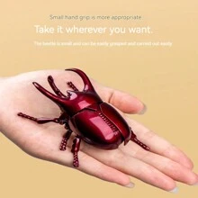 1pc 2024 New Realistic Fighting Beetle & Rhinoceros Beetle Model Toy, Random Color, Moving Model Toy, Gift For Birthday And Holiday - Multicolor - View 11