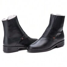 UltraComfortable Men's Boot With Genuine Leather - 黑色 - 查看 2