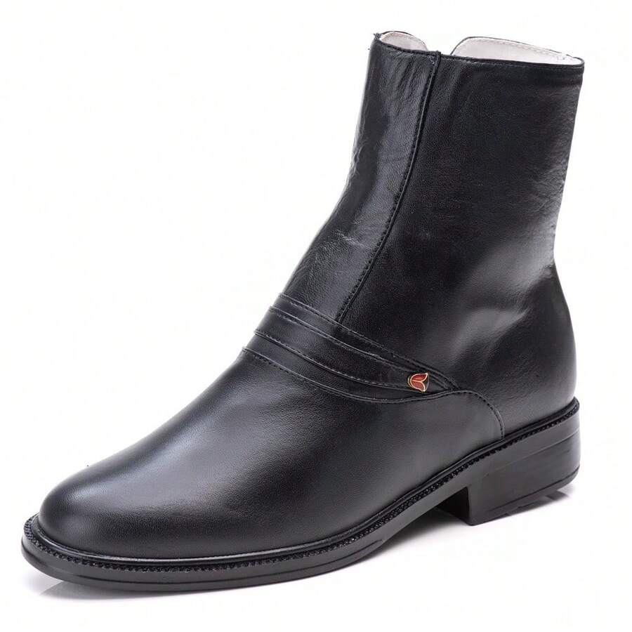 UltraComfortable Men's Boot With Genuine Leather - 黑色 - 查看 1