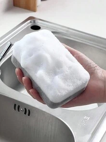 5/10Pcs Dishwashing Sponges, High Density Grey Sponge Kitchen Cleaning Sponge,Simple Double-Sided Multifunction Scouring Pad For Kitchen,For Kitchen Sink Sponges For Washing Dishes - Multicolor - View 6