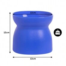 PET GAMES – Functional, Elevated Feeder Or Drinker, With Elegant Design And Premium Quality For Cats – ErgonoCat Blue - 藍色 - 查看 3