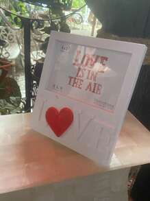 Marco porta retrato san valentín amor amistad love - Blanco - Ver 3