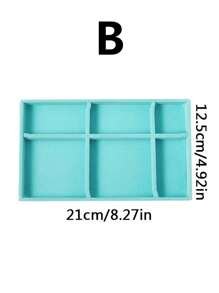 4pcs/1pc Jewelry Manager Tray, Elegant Stackable Velvet Jewelry Manager - Surface Wear, Suitable For Portable Multi Functional Storage Of Rings, Earrings, And Necklaces, Large Stackable Jewelry Tray With Drawers, Jewelry Storage Space For Earrings, Necklaces, And Bracelets, Easy To Sort - Multicolor - View 16