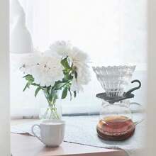 1 Set Pour Over Coffee Dripper, Heat Resistant Holder With Stand, Home Coffee Sharing Pot - Multicolor - View 5