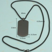 [Personalizado] Collar de acero inoxidable con fotografía personalizada grabada con láser para hombres, con texto personalizado. Colgante de etiqueta de perro personalizado de acero inoxidable para novio, regalo del día del padre para papá, disponible en negro, plata, oro y oro rosa, con estilos elegante, vintage, sencillo, unisex y casual. Regalo ideal para él, ella, novio, novia, papá, mamá, familia, amigos, mascotas, abuelos, hijo, hija para aniversarios, cumpleaños, uso diario, baile de graduación, día del padre, día de la madre, San Valentín, graduación, bodas, duelo