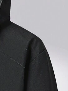 Women's Waterproof Rain Jacket With Hood Lightweight Outdoors Raincoat Jacket Parka Windbreak Climbing Hiking Jacket Women - Black - View 3