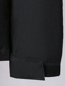 Women's Waterproof Rain Jacket With Hood Lightweight Outdoors Raincoat Jacket Parka Windbreak Climbing Hiking Jacket Women - Black - View 6