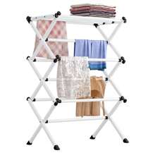 Heavy Duty Airer Clothes Drying Rack Clothes Horse Indoor Outdoor Laundry Rack - White - View 11