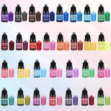 30 Colors 5ml High Concentrated Fragrance Dye, DIY Handmade Soap, Squeeze Ornament Silicone Coloring, Candle & Soap Making Dyes, Room Decor, Gifts Birthday Graduation - Multicolor - View 3