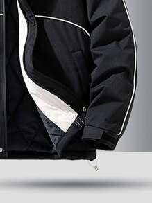 2024 New Winter Men Outdoor Sport Fashionable Casual Hooded Thicken Warm Padded Coat