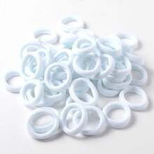 100pcs Black Nylon Hair Ties For Festivals Casual - Multicolor - View 16