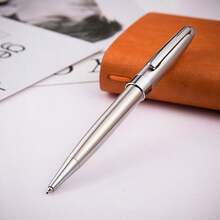 1pc Metal Rotating Ball Pen, Creative Gift & Promotional Pen - Multicolor - View 4