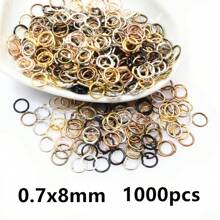 500pcs 3-12mm Metal Jump Rings Split Ring Open Single Loops DIY Jewelry Making Accessories Findings