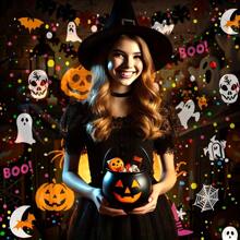 16 Patterned USB Powered Christmas Projector Lights - Outdoor/Indoor Use - Perfect For Halloween, Christmas, Weddings, And More - LED Technology - No Battery Included Halloween Decoration Room Decor Halloween Garden Decor For Gift Fairy Holiday Decor Festival Decor - Multi-color light - View 5