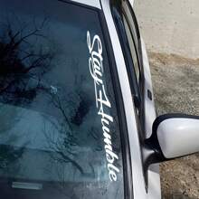 Pegatinas de gráficos para parabrisas de coche, decoración de pantalla de humildad, decoración lateral del Body para furgoneta, caravana, accesorios de automóvil - Unitalla - Ver 1