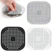 1pc/3pcs Silicone Hair Filter And Drain Plug For Bathtub And Shower - Prevents Clogs And Odors - Multicolor - View 11