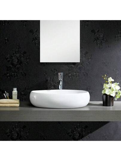 1Roll10M Zwart Wallpaper Peel Stick Bloemen Embossed Contact Paper 17.7inch 393.7/196.8/118.1/39.3inch Removable Textured Flower Self Adhesive Thicken Countertops Cabinets view 7