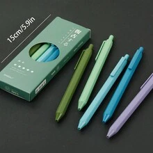 besgu Farbenfrohes 5-Farben-Set neutraler Stifte im orientalischen Waldthema, 0,5 mm - Sätze - Übersicht 4