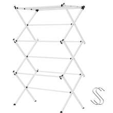 Heavy Duty Airer Clothes Drying Rack Clothes Horse Indoor Outdoor Laundry Rack - White - View 10