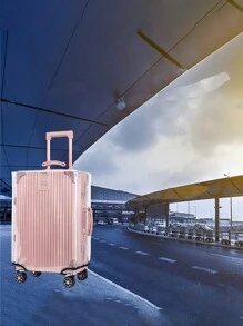 1pc PVC Detachable Universal Super Transparent Luggage Cover, Luggage Cover, Travel Luggage Dust Cover, Travel Luggage Protection Cover, And Wheeled Luggage Cover Travel Essentials School Back To School School Supplies Holiday Camping Holiday Essentials Vacation Accessories Mini Summer - Clear - View 3