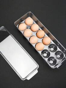 Egg Cup Organizer For 12 Eggs Acrylic Refrigerator Cupboards