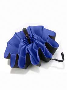 Paraguas reforzado, a prueba de viento, sol y lluvia de doble capa, duradero y fácil de transportar - Multicolor - Ver 6