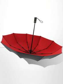 Paraguas reforzado, a prueba de viento, sol y lluvia de doble capa, duradero y fácil de transportar - Multicolor - Ver 5