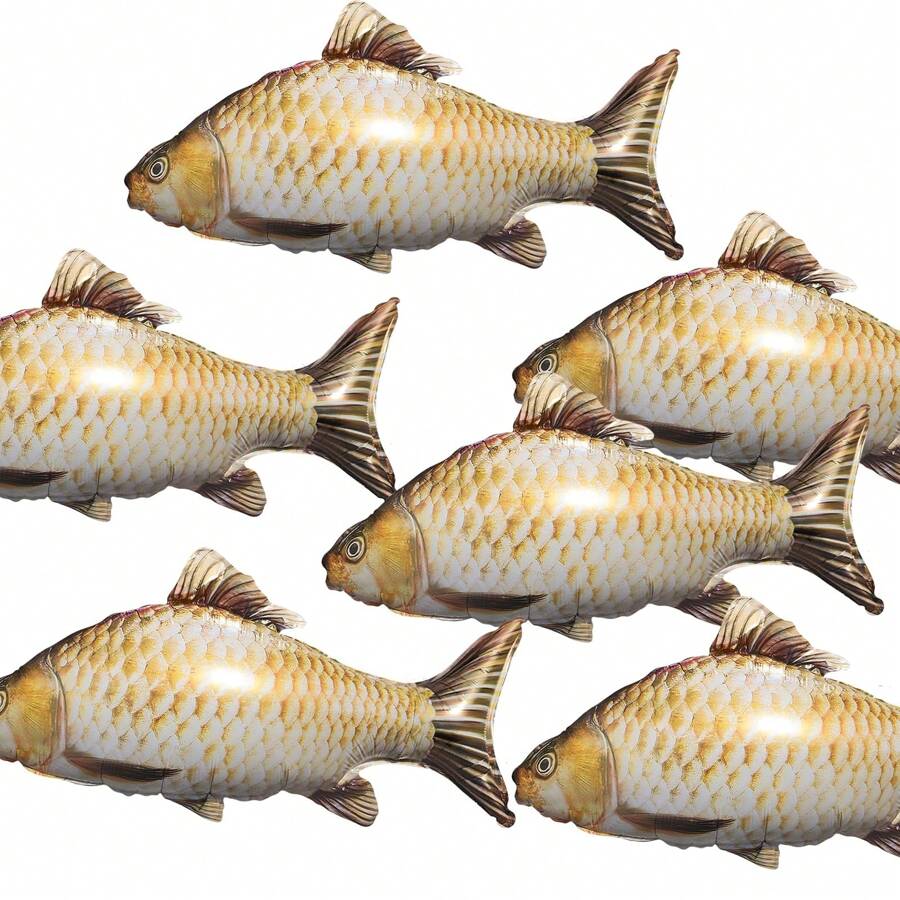 2pcs Fish Balloon For Fish Balloon Decoration 33Inch Fishing Helium Balloon For Fishing Birthday Party Decorations Gone Fishing Party Decorations, Christmas