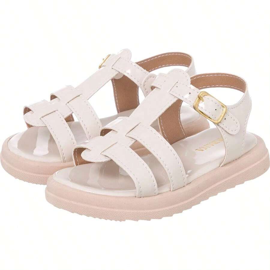 Children's Sandals For Girls Light Welted  SMOOTH - 白色 - 查看 1