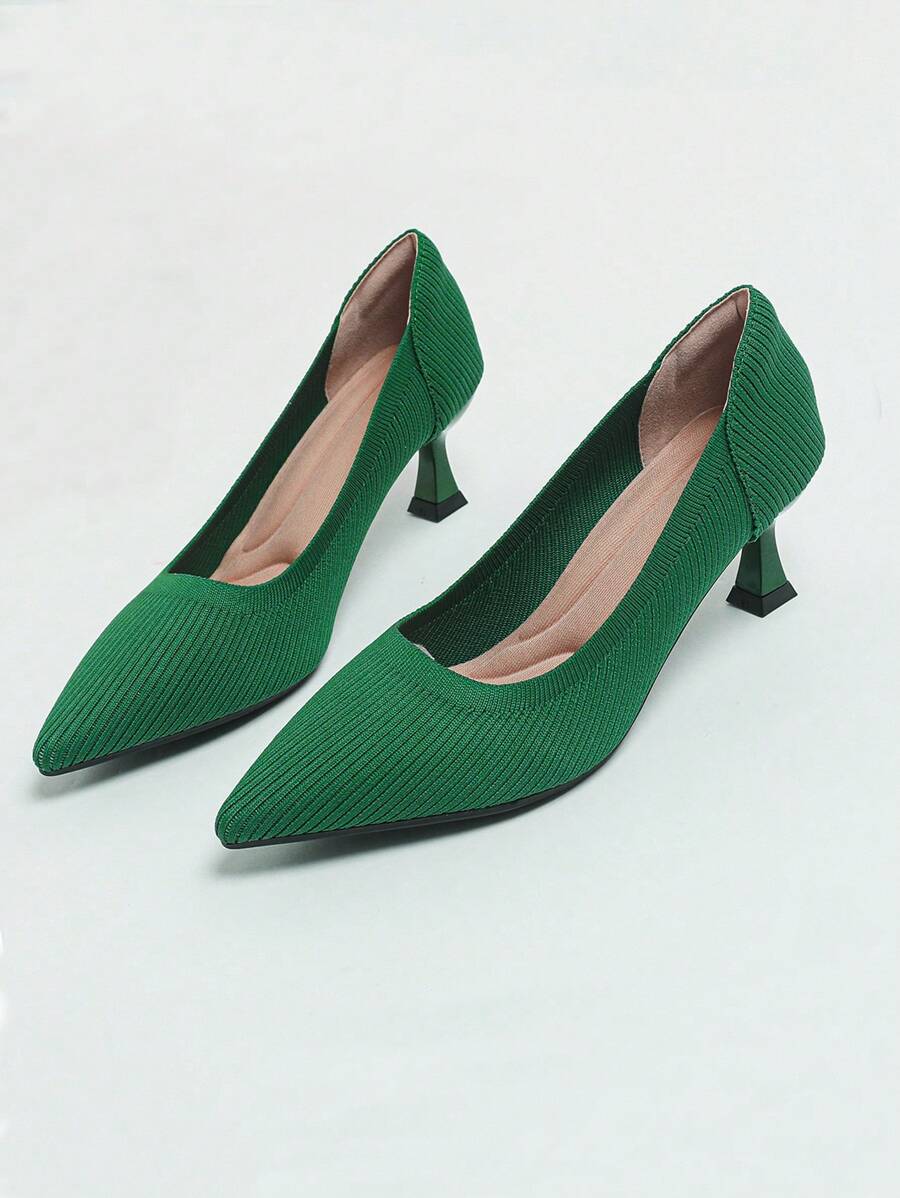 Zapatos de tacón alto para mujer, de colores de moda y hermosos, para banquetes. Nuevo estilo de primavera y otoño 2025