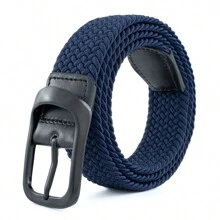 1 pièce Ceinture élastique pour hommes avec boucle à ardillon, ceinture de golf décontractée, ceinture de pantalon respirante, confortable et réglable pour le port quotidien sans perçage, école décontractée, affaires, petit ami, mari, père, cadeau pour hommes. Convient pour les adolescents, les jeunes, les hommes, le style décontracté, les activités de plein air, les vacances, les remises de diplômes, les anniversaires, le port quotidien - 3515A - Voir 15
