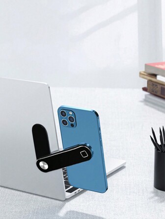Support portable en alliage d'aluminium noir/or rose/argent pour écran latéral d'ordinateur portable et téléphone